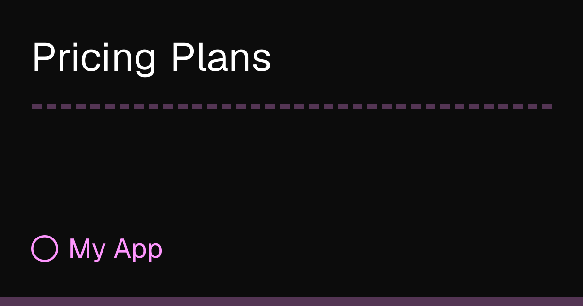 Pricing Plans | RayDB Docs