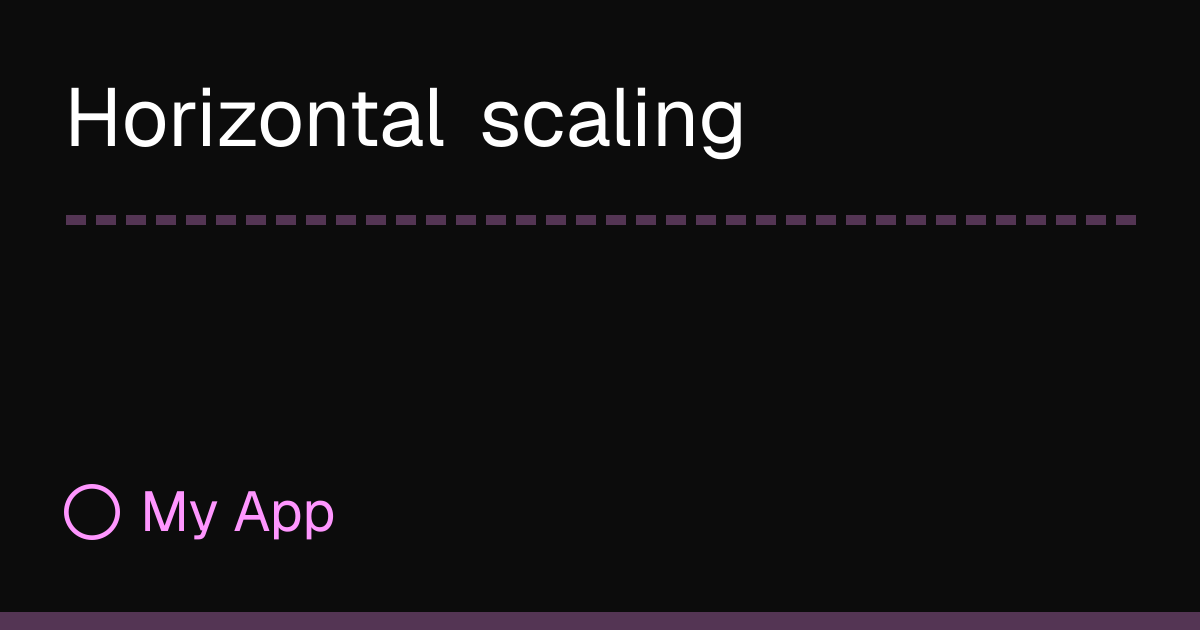 Horizontal scaling | RayDB Docs